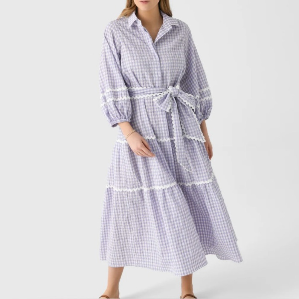 LENU Women’s Rae Lavender Dress | Size S | NWOT